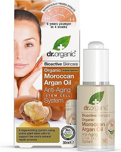 Марокканська арганова олія проти старіння - Dr. Organic Bioactive Skincare Moroccan Argan Oil Anti Age — фото N1