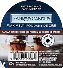 Духи, Парфюмерия, косметика Ароматический воск - Yankee Candle Wax Melt Vanilla Bean Espresso