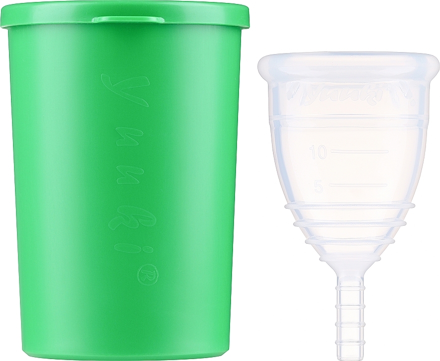 Менструальна чаша, розмір S + контейнер для дезінфекції - Yuuki Soft Small 1 — фото N2