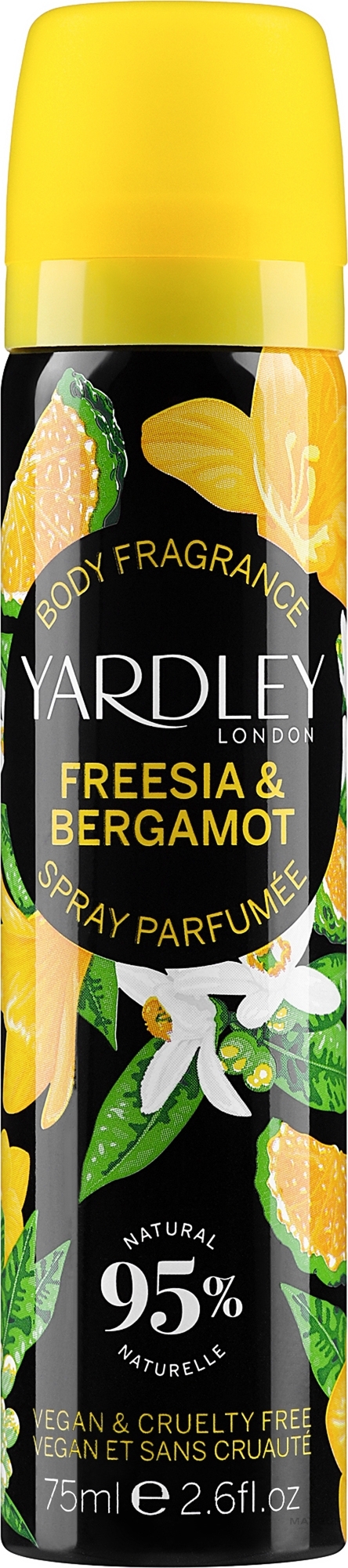 Yardley Freesia & Bergamot - Дезодорант — фото 75ml