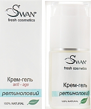 Натуральний крем-гель для шкіри навколо очей "Ретиноловий" - Swan Eye Cream-Gel — фото N1
