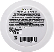  Маска для волосся - Nacomi Natural With Moroccan Argan Oil Hair Mask — фото N2