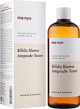 Ампульный укрепляющий тонер с бифидобактериями - Manyo Bifida Biome Ampoule Toner — фото N7