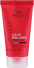 Маска-догляд для захисту кольору жорсткого фарбованого волосся - Wella Professionals Invigo Color Brilliance — фото N1
