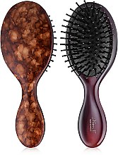 Расческа для волос, C188-B0119, коричневая - Mari N. — фото N1