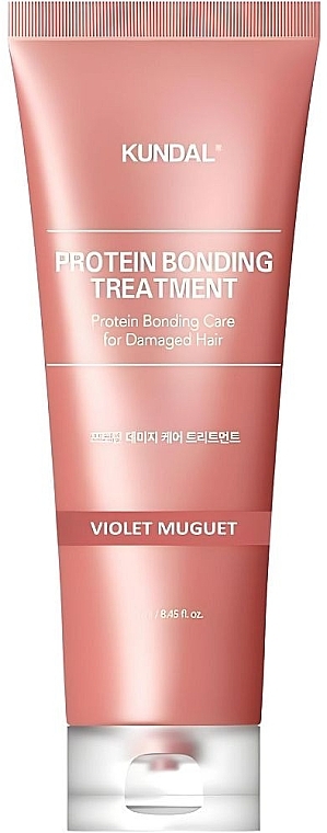 Маска для пошкодженого волосся "Violet Muguet" - Kundal Protein Bonding Treatment — фото N1