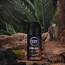 Дезодорант шариковый для мужчин - NIVEA MEN Deep Black Carbon Espresso Anti-Perspirant — фото N2