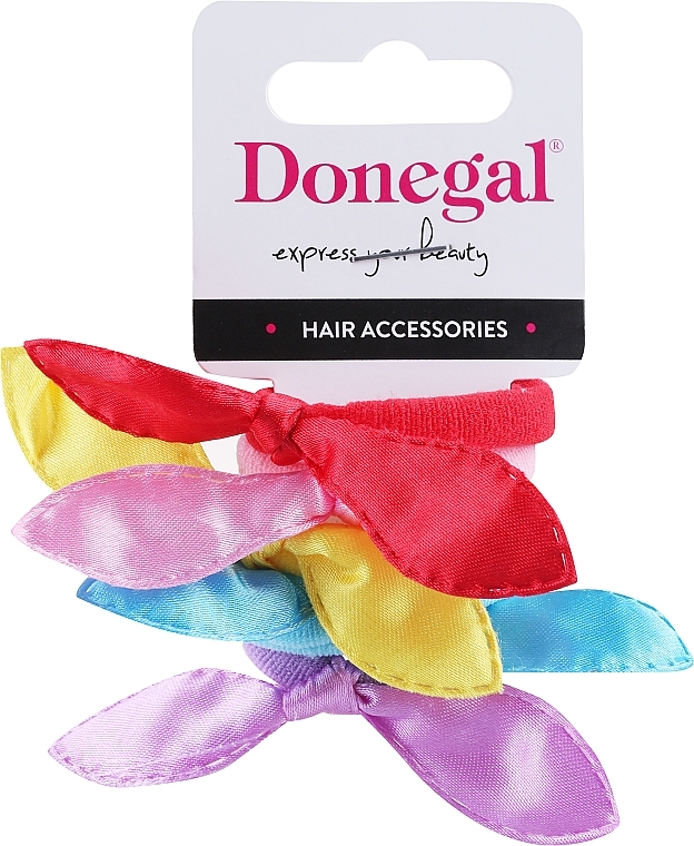 Резинки для волос, 5 шт., FA-5682+1, разноцветные - Donegal (цвета в ассортименте) — фото N1