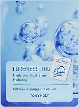 Тканева маска з гіалуроновою кислотою - Tony Moly Pureness 100 Hyoluronic Mask Sheet  — фото N1