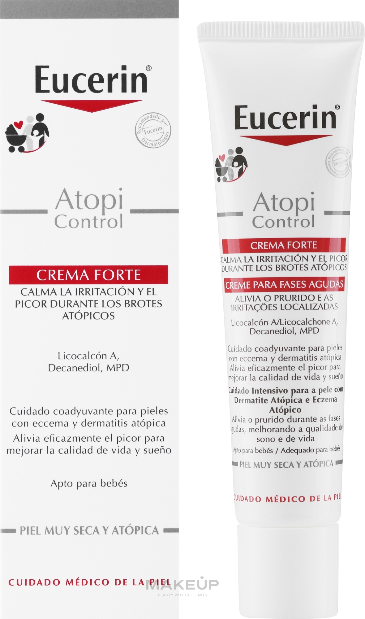 Успокаивающий крем для атопической кожи - Eucerin AtopiControl Acute Care — фото 40ml