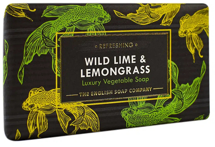 Мило "Дикий лайм і лемонграс" - The English Soap Company Radiant Collection Wild Lime & Lemongrass Soap — фото N1