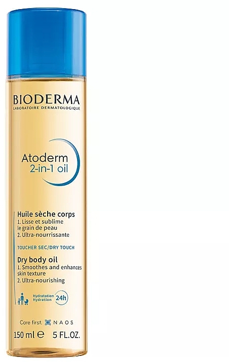 Суха олія для тіла - Bioderma Atoderm 2 In 1 Oil — фото N1