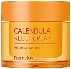 Крем для обличчя з календулою - FarmStay Calendula Relief Cream — фото 80ml