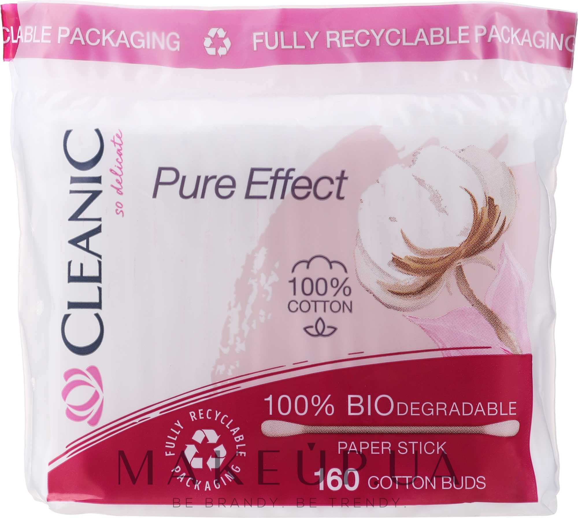 Ватные палочки "Чистый эффект" - Cleanic Pure Effect — фото 160шт