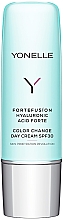 Парфумерія, косметика Денний крем з гіалуроновою кислотою SPF30 - Yonelle Fortefusíon Hyaluronic Acid Forte Color Change Day Cream SPF30