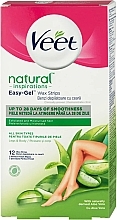 Восковые полоски для депиляции с алоэ вера - Veet Natural Inspirations Easy-Gel Wax Strips  — фото N1