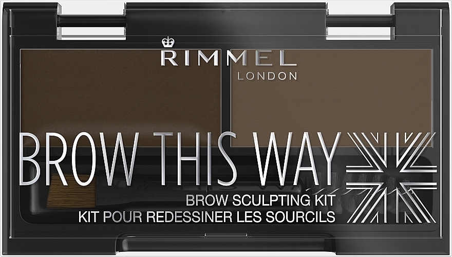 Набор для моделирования бровей - Rimmel Brow This Way Eyebrow Sculpting Kit — фото N3