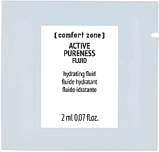 Парфумерія, косметика Флюїд зволожувальний для обличчя - Comfort Zone Active Pureness Fluid (пробник)