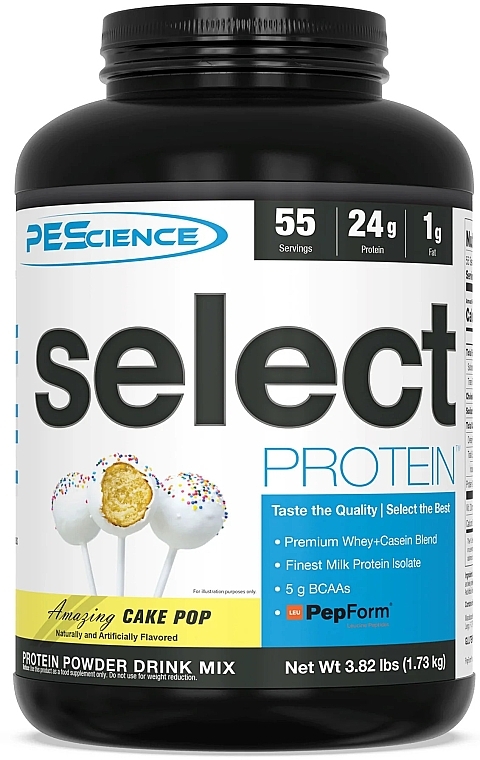 Харчова добавка протеїнова - PEScience Select Protein Amazing Cake Pop — фото N1