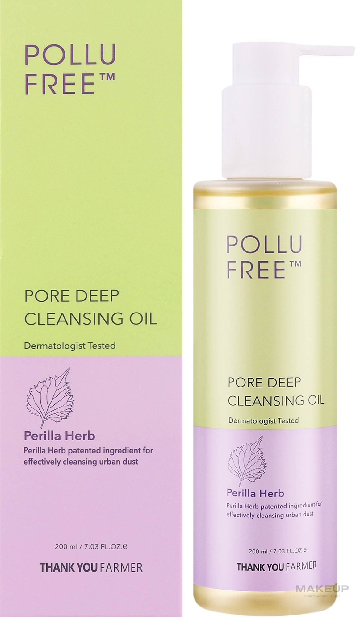 Гідрофільна олія - Thank You Farmer Pollufree Pore Deep Cleansing Oil — фото 200ml