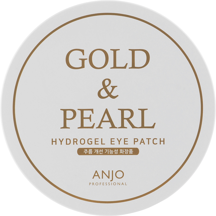 Гидрогелевые патчи под глаза с золотом и жемчугом - Anjo Professional Gold & Pearl Hydrogel Eye Patch