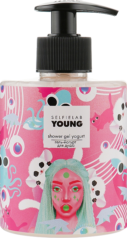 Гель-йогурт для душа - Selfielab Young Shower Gel Yogurt