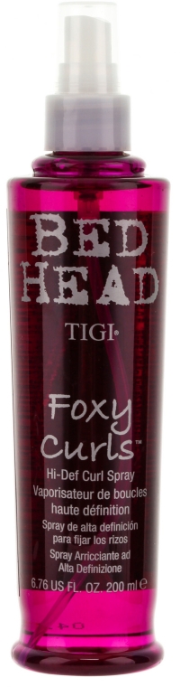 Спрей для укладки вьющихся волос - Tigi Bed Head Foxy Curls Hi-def Curl Spray