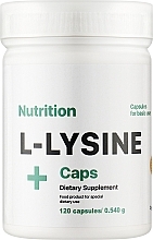 Аминокислота L-лизин, 120 шт. - AB PRO L-Lysine Caps Dietary Supplement — фото N1