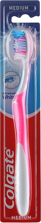 Зубная щетка, розовая - Colgate Toothbrush Advanced White  — фото N1