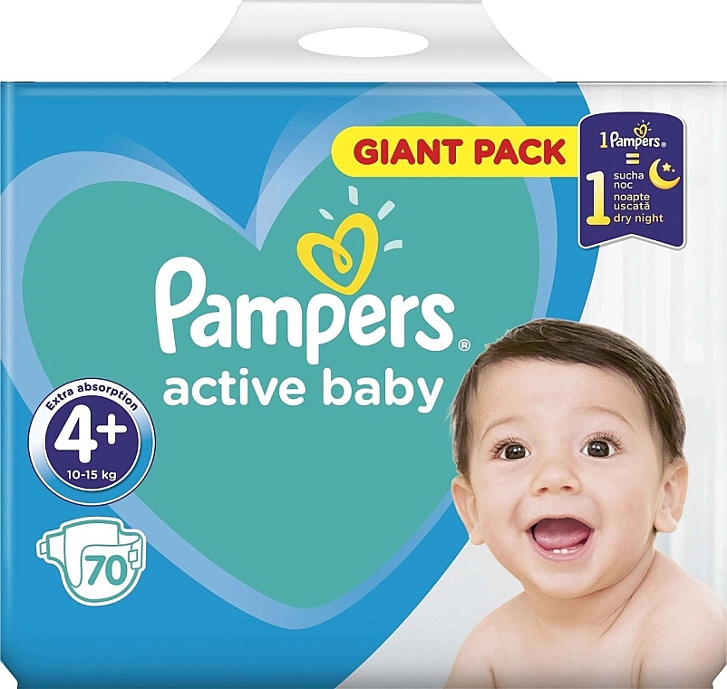 Підгузки Active Baby - Pampers — фото N1