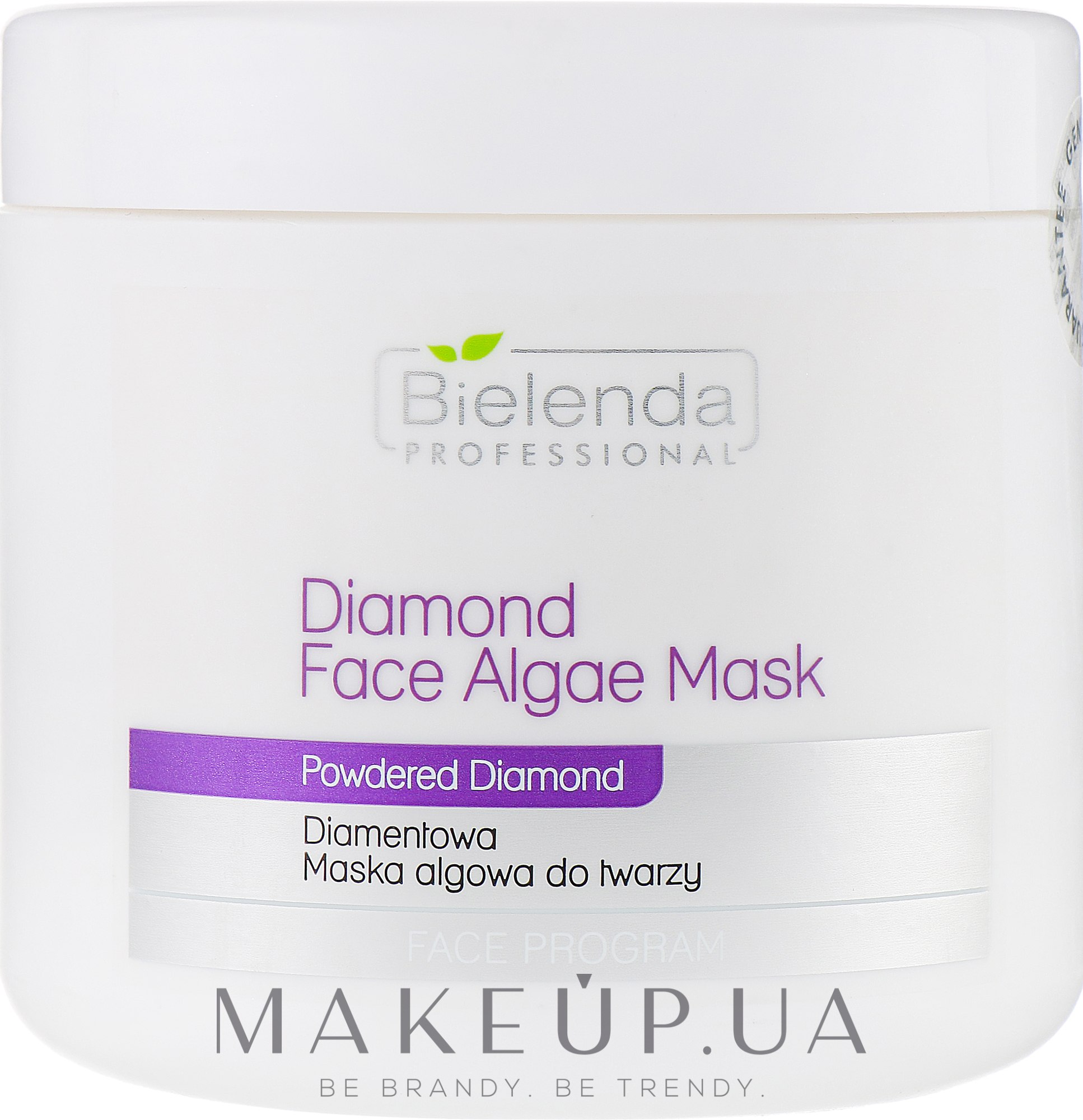 Бриллиантовая альгинатная маска для лица - Bielenda Professional Diamond Face Algae Mask — фото 190g