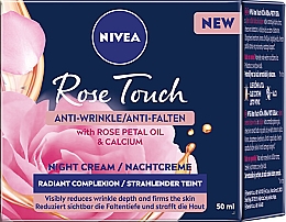 Ночной крем против морщин - NIVEA Rose Touch Anti-Wrinkle Night Cream — фото N4