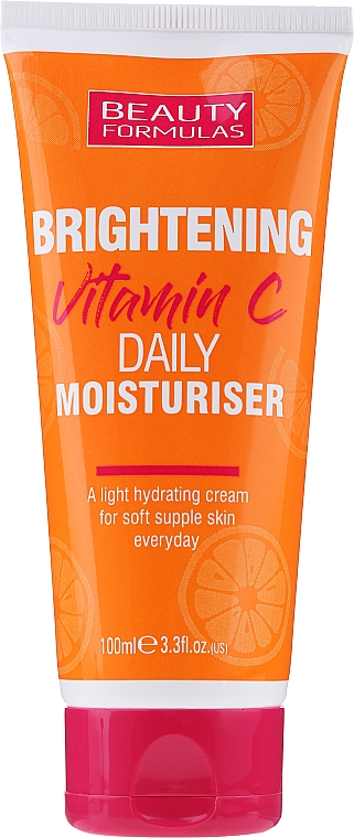 Ежедневный увлажняющий крем для лица с сияющим эффектом - Beauty Formulas Brightening Vitamin C Daily Moisturiser Cream