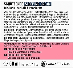 Нічний крем для обличчя з олією інка-інчі та пробіотиками - Sante Inca Inchi & Probiotic Sleeping Cream — фото N3