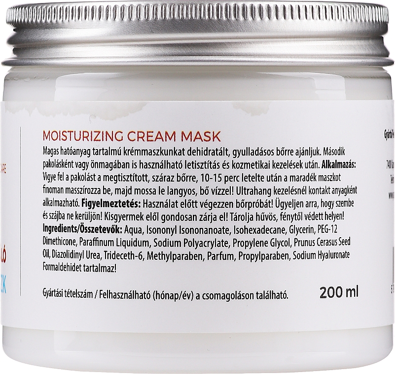 Зволожувальний крем-маска для обличчя - Yamuna Moisturizing Cream Mask — фото N2
