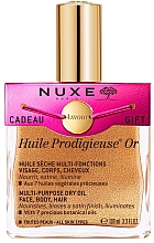 Духи, Парфюмерия, косметика Набор - Nuxe Huile Prodigieuse Or (oil/100ml + bracelet/1pc)