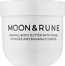 Сяючий баттер для тіла з пудрою перлів та квіткою банану - Moon&Rune Shining Body Butter With Pearl Powdetr And Banana Flowers — фото N1