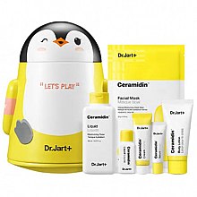 Духи, Парфюмерия, косметика Уходовый набор с церамидами - Dr. Jart+ Ceramidin Liquid Play Set (f/ton/150ml + cr/10ml + f/mask/22g + f/ton/10ml + f/ser/5ml + b/lot/40ml)