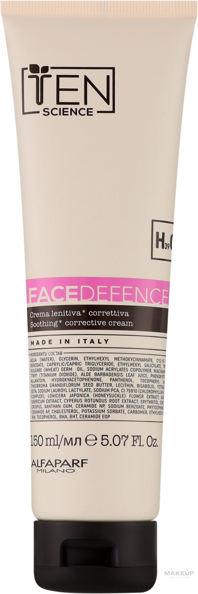Заспокійливий коригувальний крем для чутливої шкіри - Ten Face Defence Soothing Corrective Cream — фото 150ml