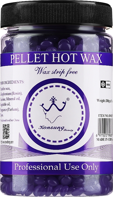 Віск для депіляції у гранулах "Лаванда" - Konsung Beauty Lavender Hot Wax — фото N1