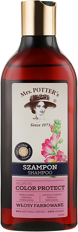 Шампунь для волос - Mrs. Potter's Helps To Color Protect Shampoo — фото N1