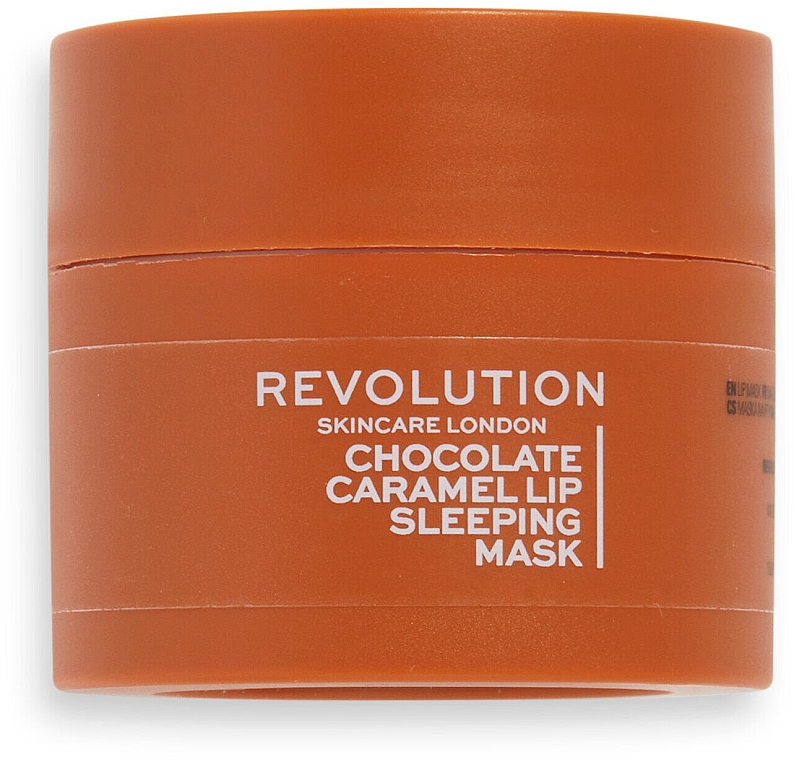 Шоколадно-карамельна нічна маска для губ - Revolution Skincare Chocolate Caramel Lip Sleeping Mask — фото N1