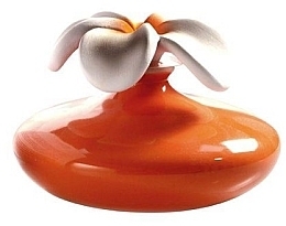 Керамический диффузор без наполнителя, 7х5.5 см - Millefiori Milano Lovely Flower Mini Orange Ceramic Diffuser — фото N1