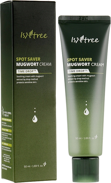 УЦІНКА Крем для чутливої шкіри з екстрактом полину - Isntree Spot Saver Mugwort Cream * — фото N3