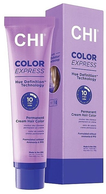 Безаммиачная краска для волос - Chi Color Express 10 Minute Permanent Cream Hair Color — фото N1
