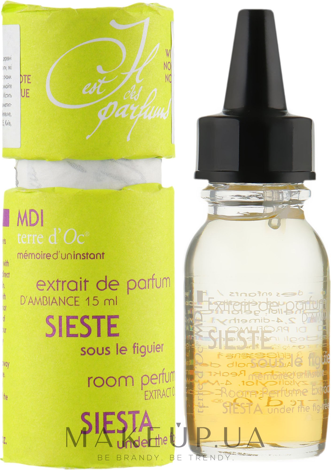 Арома-екстракт інтер'єрний "Сієста під смоковницею" - Terre d'oc Room perfume extract — фото 15ml