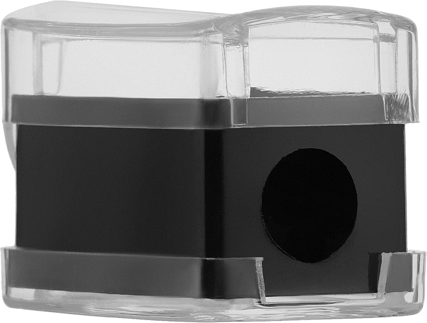 Точилка одинарная с крышкой, черная - Beauty LUXURY — фото N1