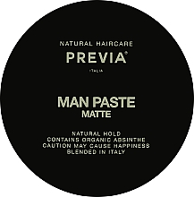 Парфумерія, косметика Паста для укладки волосся - Previa Man Paste Matte