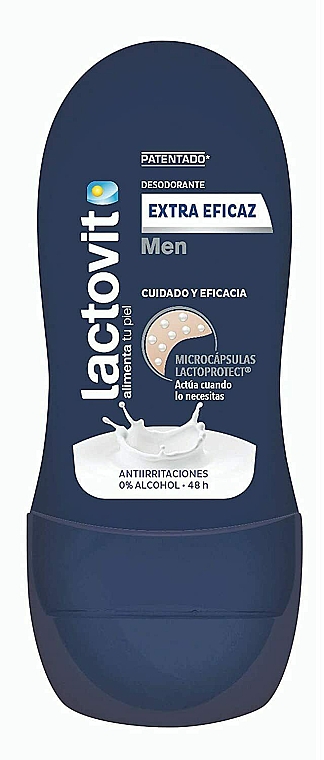 Шариковый дезодорант - Lactovit Men Roll-On Deodorant — фото N1