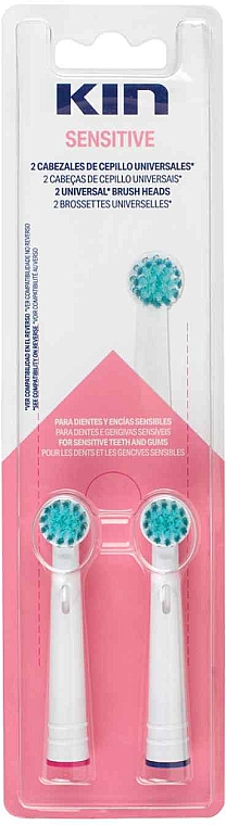 Насадки для электрических зубных щеток - Kin Sensitive Electric Toothbrush Replacement — фото N1